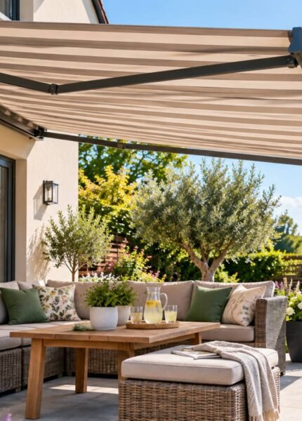 choosing a garden awning